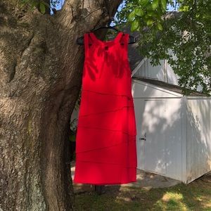 Gorgeous White House Black Market Red SLIM Dress size 16